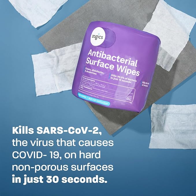 Zogics Antibacterial Wipes – Disinfecting Wipes - Image 4