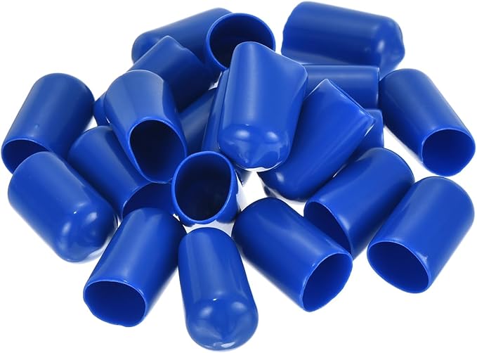 uxcell 20pcs Rubber End Caps 12mm ID Vinyl Round Tube Bolt Cap Cover Screw - Image 4