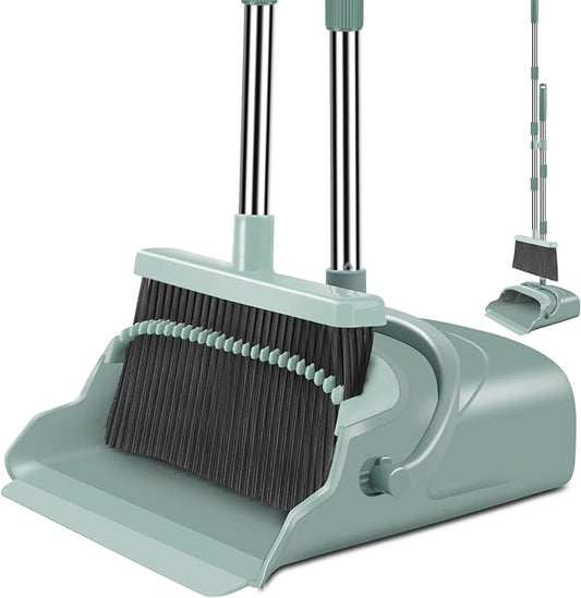 kelamayi Upgrade Broom and Dustpan Set, Large Size and by Kelamayi