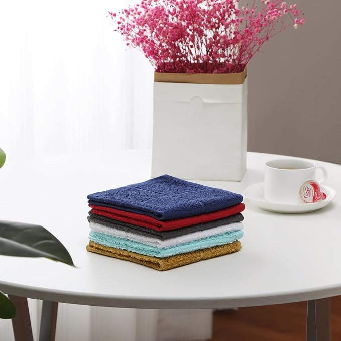 Glynniss Dishcloths Kitchen Highly Absorbent Dish Rags 100% Cotton Dish Cloths - Image 7