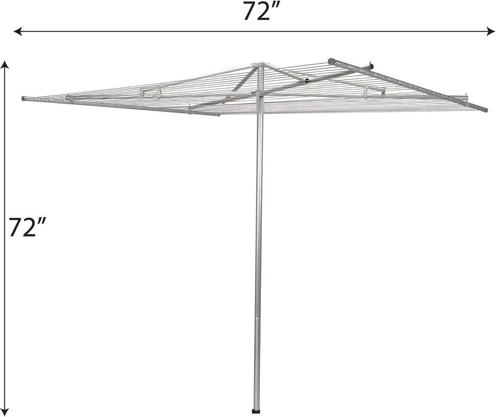Household Essentials 17140-1 Rotary Outdoor Umbrella Drying Rack | Steel | 30...
