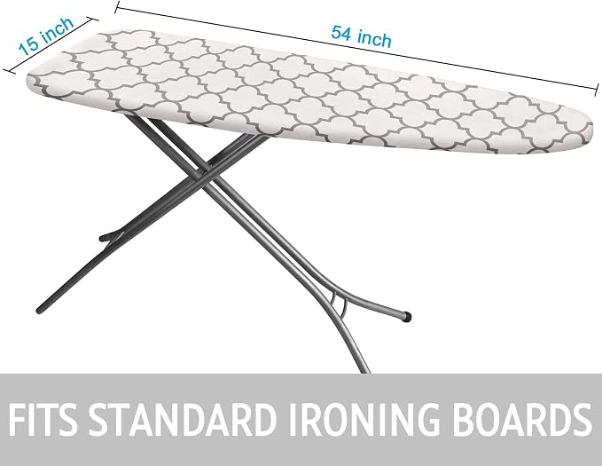 Ironing Board Cover and Pad 15x54 Inch Standard Ironing Board Cover - Image 2