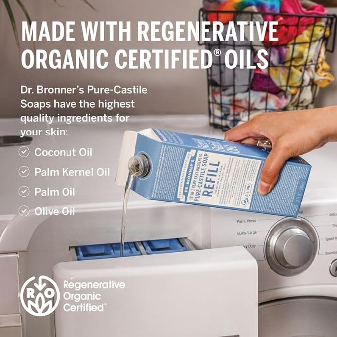 Dr. Bronner's Pure-Castile Liquid Soap Refill - Image 2