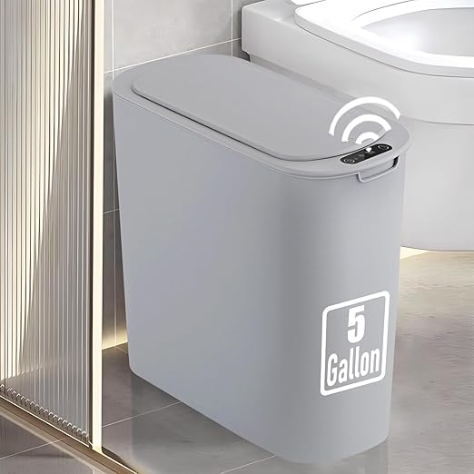 5 Gallon Motion Senor Bathroom Trash Can by TIPGO