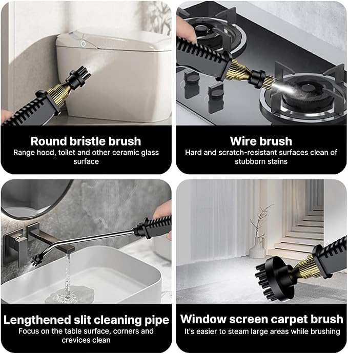 Irishom Pressurized Handheld Steam Cleaner - Image 6