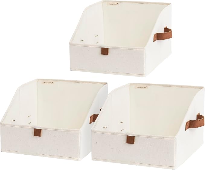 StorageWorks Closet Storage Bins, Trapezoid Organizer Box by StorageWorks