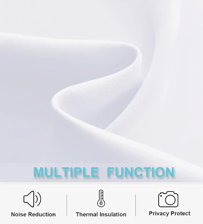 RYB HOME Room Darkening Curtains Window Shades, Privacy Bedroom Curtains - Image 7