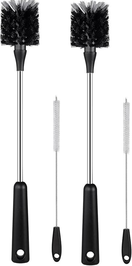 4 Pack Water Bottle Brushes by HUMUTA