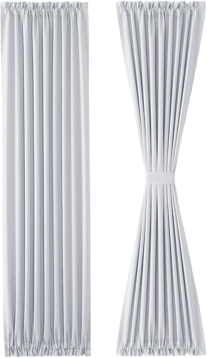 DWCN French Door Curtains – Rod Pocket Thermal Curtain - Image 7
