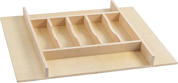 WelFurGeer Premium Wooden Silverware Organizer by WelFurGeer