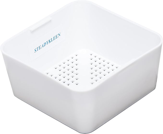 6.5-inch Floor Drain Cover Alternative, Square Sink Drain Basket - Image 2