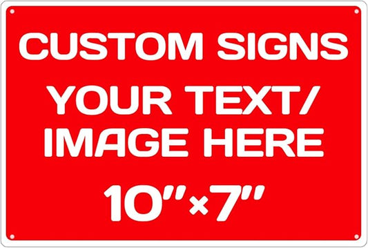 Personalized Aluminum Metal Signs by Repaly