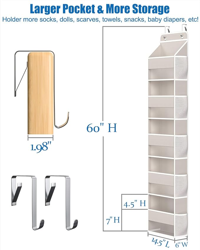 Over The Door Storage Organizer, RV Bathroom Organizer, Over The Door Organizer - Image 2
