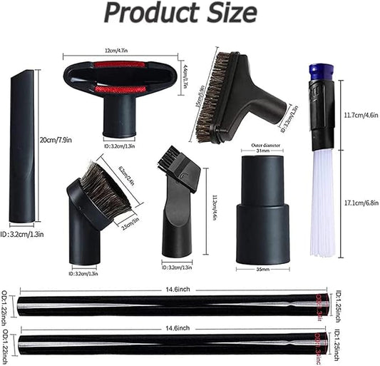 Vacuum Attachments for Shop Vac Accessories 1 1/4 inch & 1 3/8 inch Household - Image 2