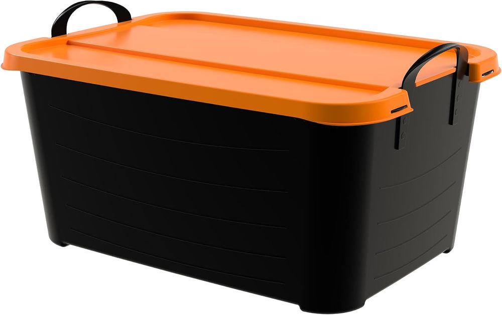Life Story 6 Pack Heavy Duty Stackable Storage Bin, 55 Quart Home Organizer, ...