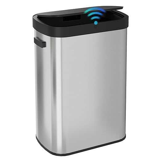 WLIVE 13 Gallon Trash Can, 50 Liter Large Capacity Motion Sensor Automatic by WLIVE