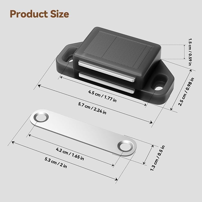 Cabinet Magnetic Catch Door Latch 30LB - Image 7