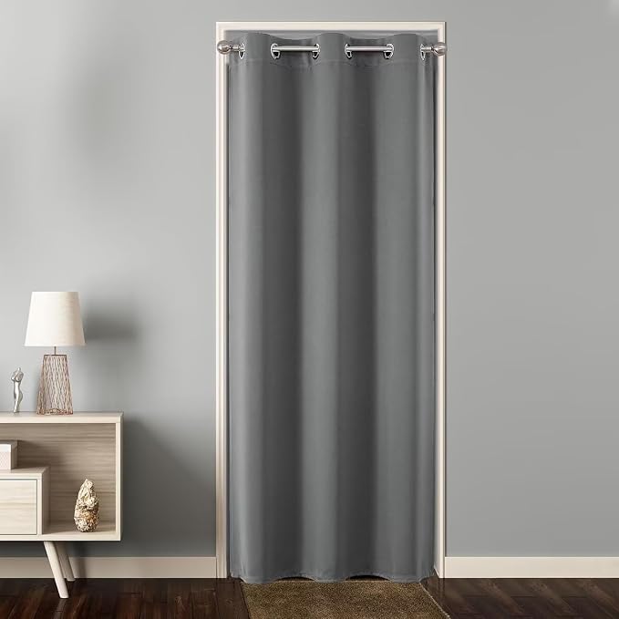 Joydeco Custom Size Door Curtain, Closet Door Curtain by JOYDECO