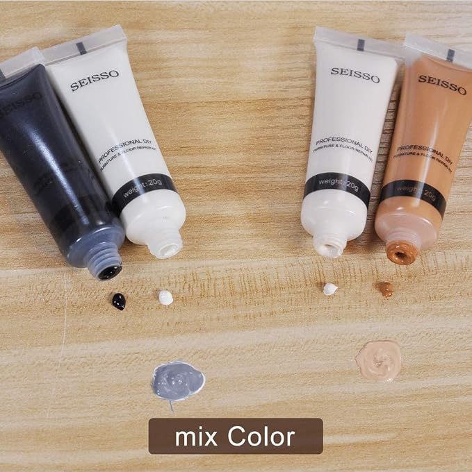 SEISSO Wood Furniture Repair Kit, Wood Filler and Touch Up Markers, - Image 7