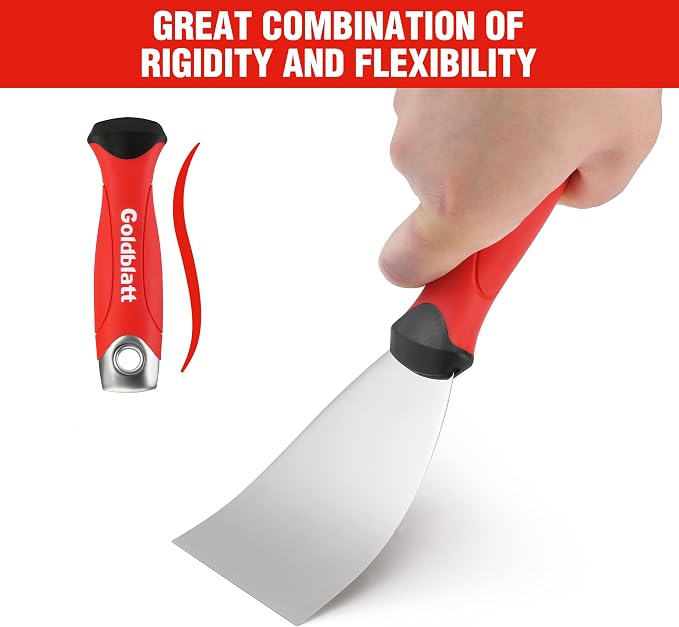 Goldblatt 3" Putty Knife, Stainless Steel Scraping Paint, Putty Knife Scraper - Image 2