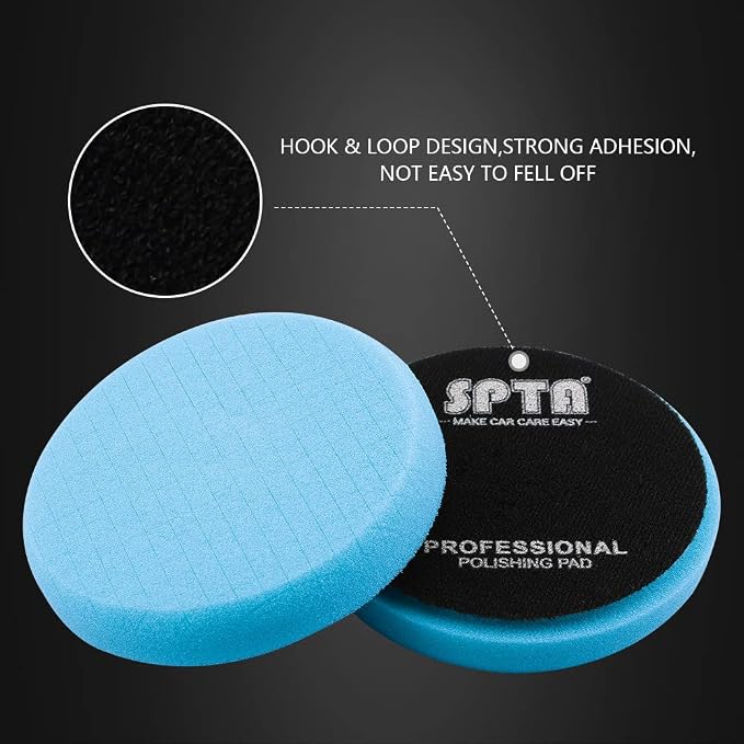 Blue Polish Pad, Buffing Polishing Pads, SPTA 1Pc 5.5 Inch Face - Image 4