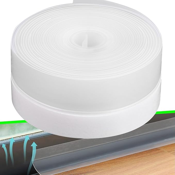 Weather Stripping Door Seal Strip 33 Feet Strip Bottom Draft Insulation Stopper by APORNI