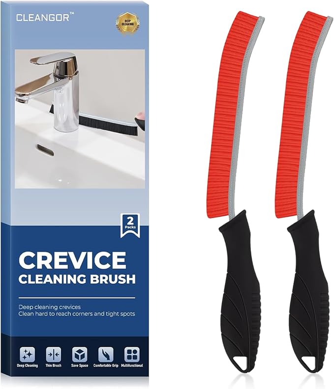 Crevice Cleaning Brushes, Cleaner Scrub Brush Tool by Cleangor