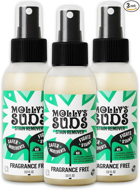 Molly's Suds Stain Remover Spray | Gentle Yet Powerful, Simple Ingredients) by MollysSuds