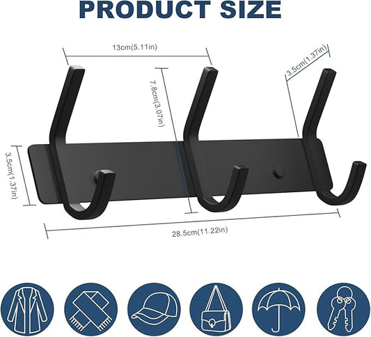 VAEHOLD 2PACK Coat Hooks Wall Hook - Image 2