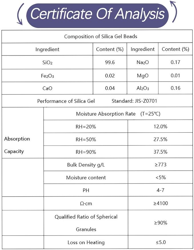 LotFancy Silica gel Desiccant, Rechargeable Desiccant Packets - Image 9