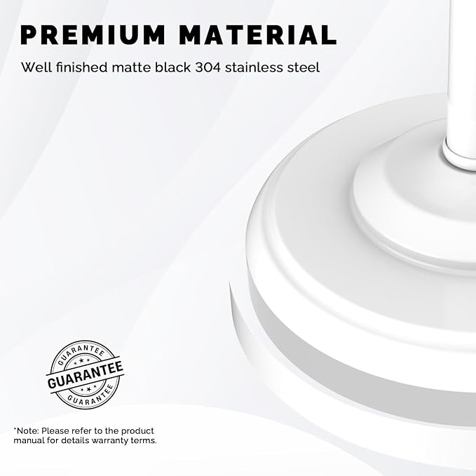 Toilet Paper Holder Stand, Post Pivoting Design & Stable Weighted Base SUS304 - Image 7