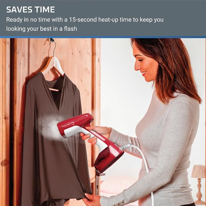 Rowenta, Steamer for Clothes, X-Cel Easy Steam Handheld Steamer, 15 Second - Image 4