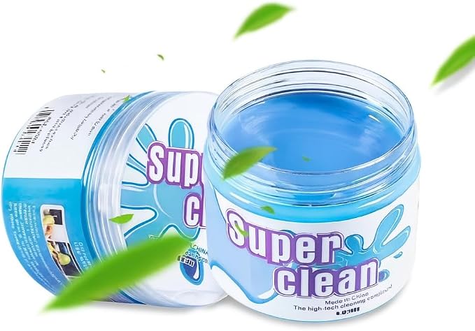 Car Cleaning Gel Pack of 2 – Reusable Car Interior Detailer Slime, Dust Remover by Unknown