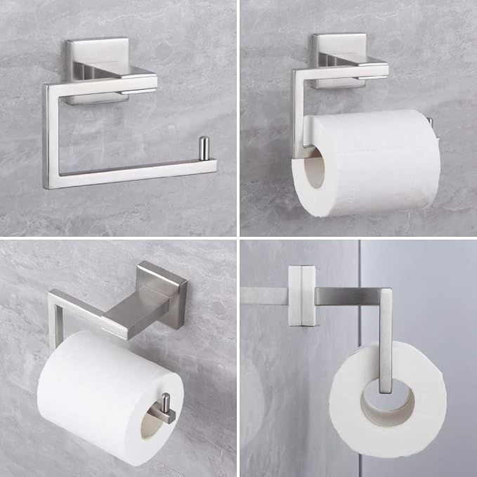 SUS304 Stainless Steel Bathroom Toilet Paper Holder Kitchen Washroom Tissue - Image 3