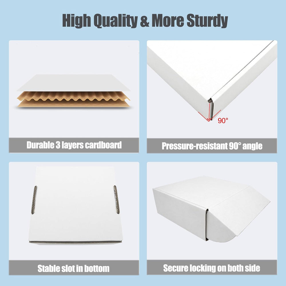 13x11x2 Shipping Box, 50 Pack Corrugated Cardboard Boxes Mailers for Business...