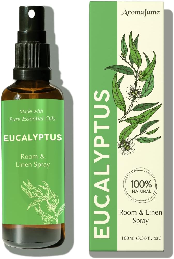 Eucalyptus Room, Linen & Pillow Spray by Aromafume | 100ml/3.38 fl oz | by Aromafume