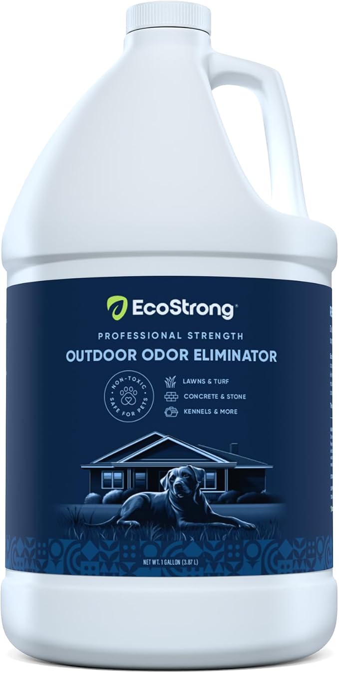 Eco Strong Outdoor Odor Eliminator Outside Dog Urine Enzyme Cleaner Powerful Pet by EcoStrong