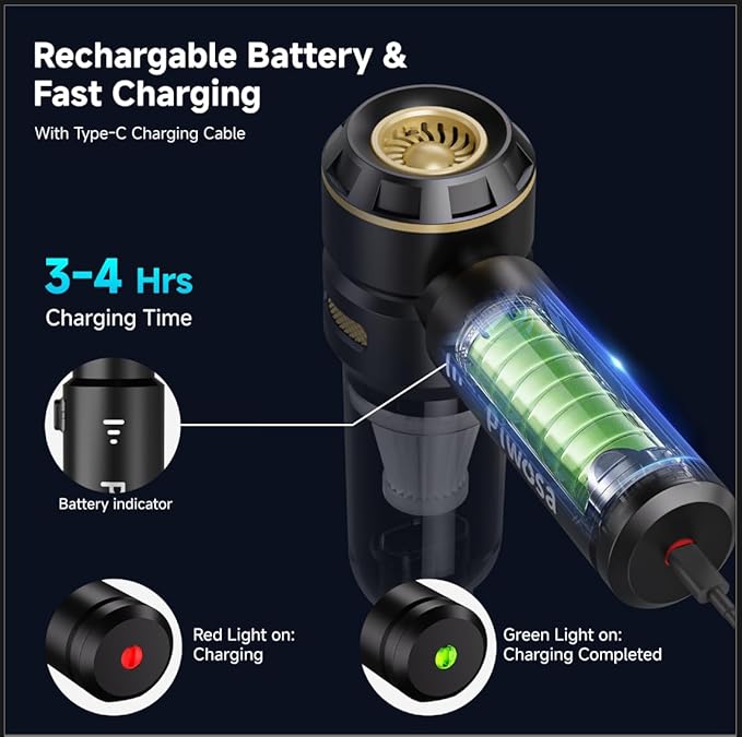 Handheld Vacuum Cordless, Car Vacuum Cleaner - Image 3