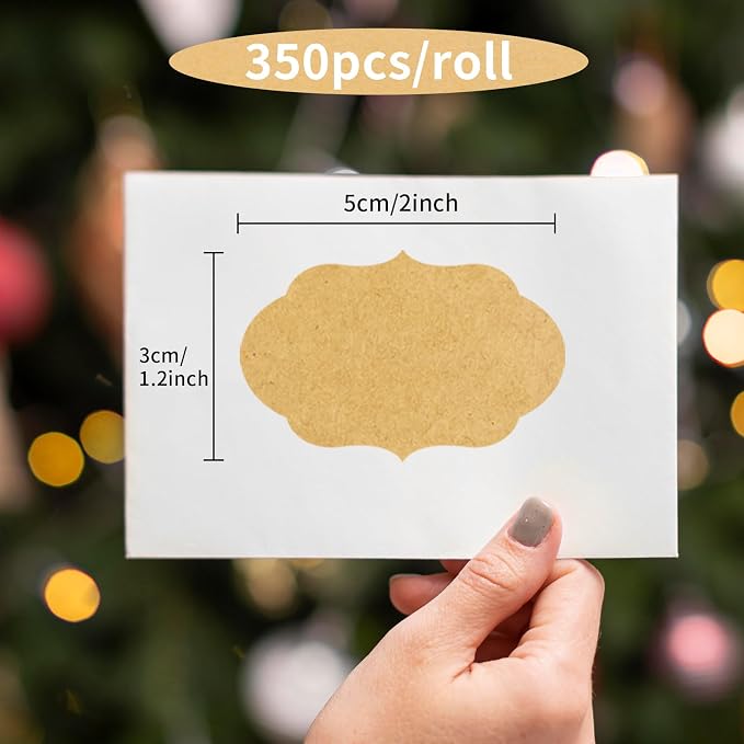 350 PCS Gift Tags Stickers Name Labels Stickers - Image 2