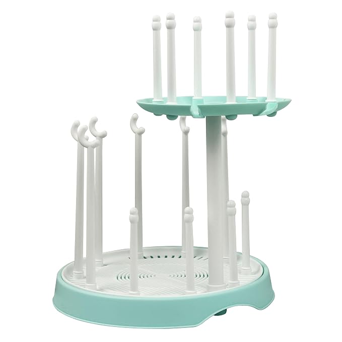 Baby Bottle Drying Rack, Double-Layer Bottle Drying Rack, Hold Up to 16 Baby by DIJIAMEIYA