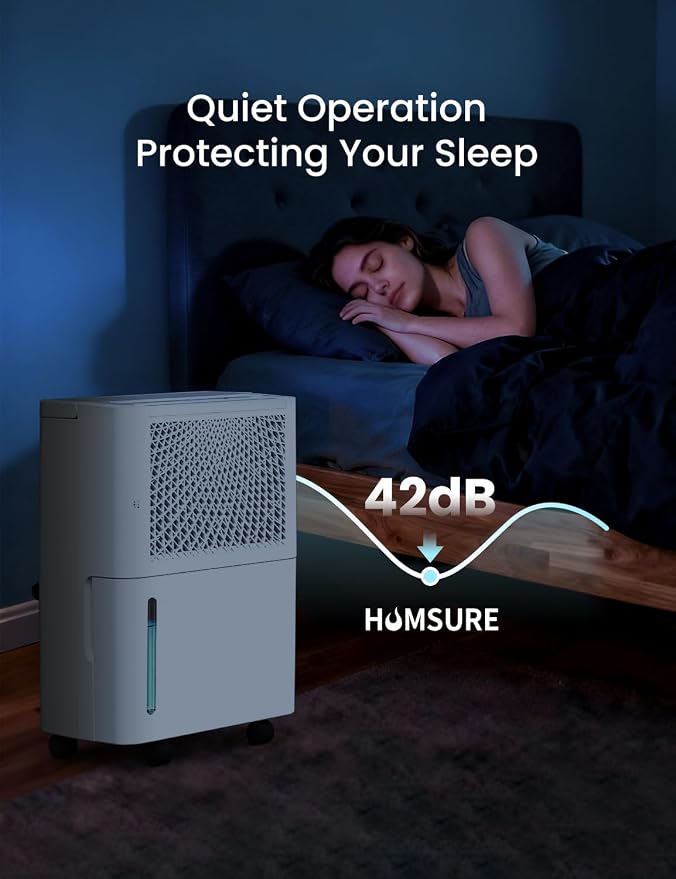 HUMSURE 1500 Sq. Ft 30 Pints Dehumidifier Equipped - Image 5