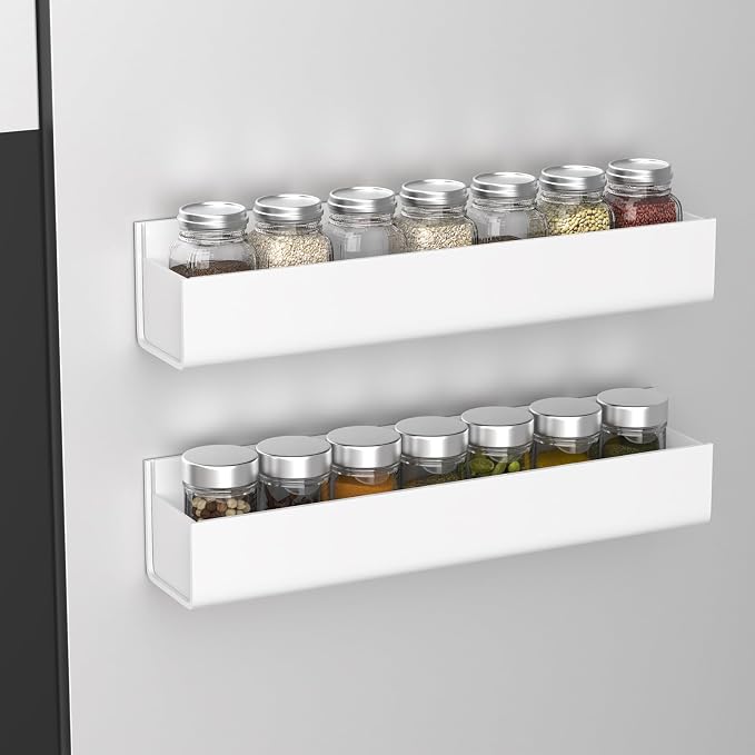 PMMASTO Adhesive Acrylic Spice Rack Organizer - Image 3