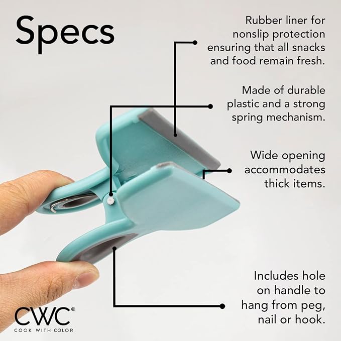 COOK WITH COLOR Bag Clips - Image 3