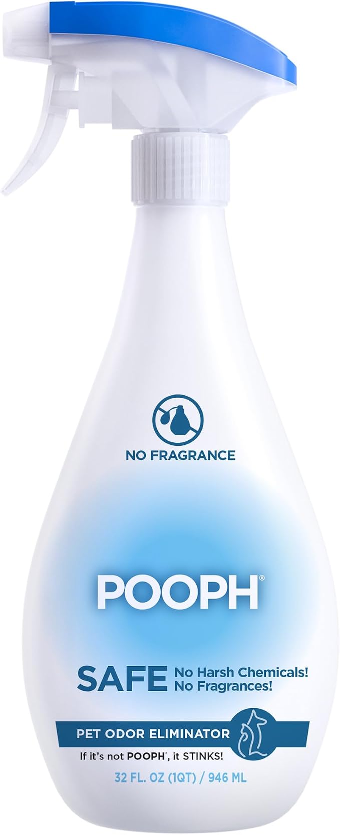 POOPH® Pet Odor Eliminator – 32 fl oz Bottle – Organic, NO Fragrances, NO Harsh by Pooph