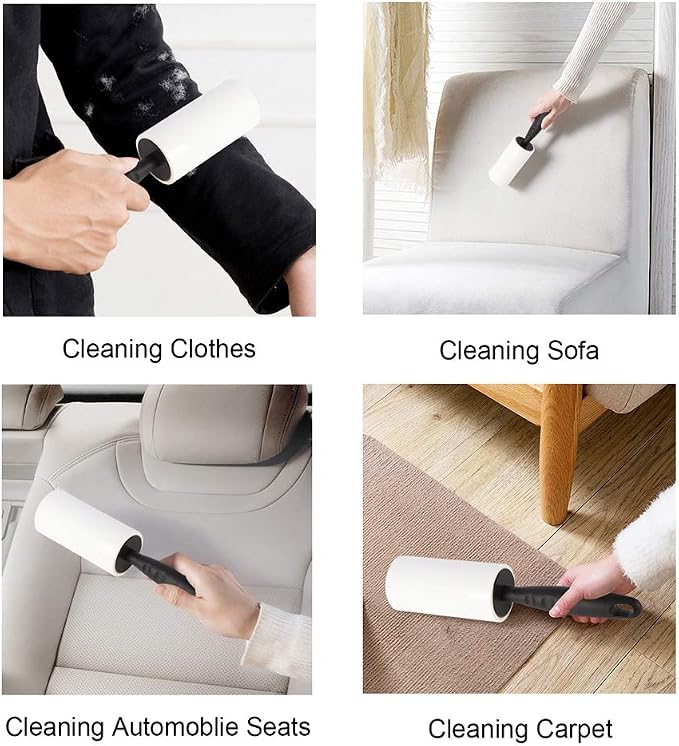 Lint Rollers for Pet Hair Extra Sticky, Pet Hair Remover Set Brush for Dog & - Image 3