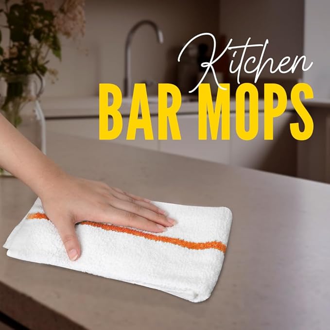 Avalon Towels Terry Bar Mop Towels Size 16"x19" – Absorbent and Durable - Image 2