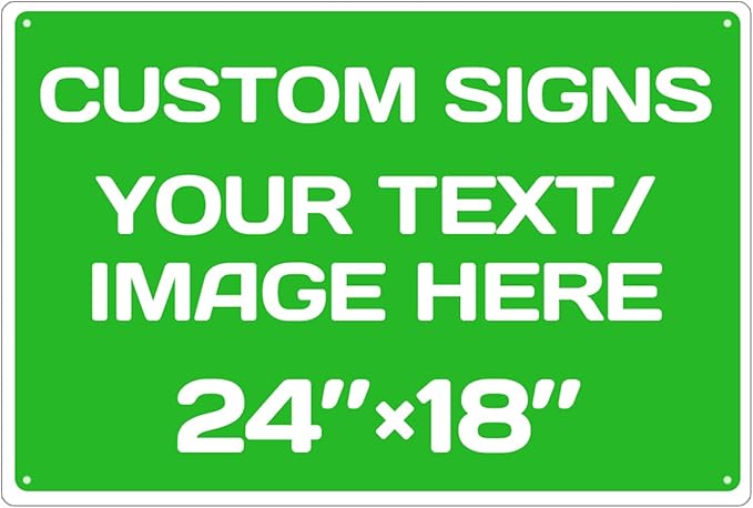 Personalized Aluminum Weatherproof Metal Sign by Repaly