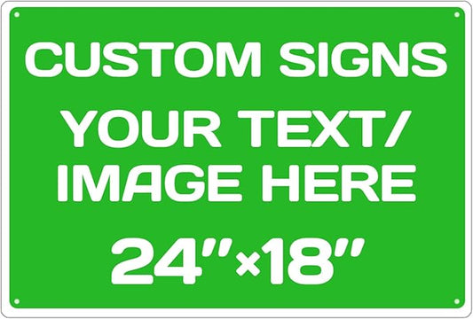 Personalized Aluminum Weatherproof Metal Sign by Repaly