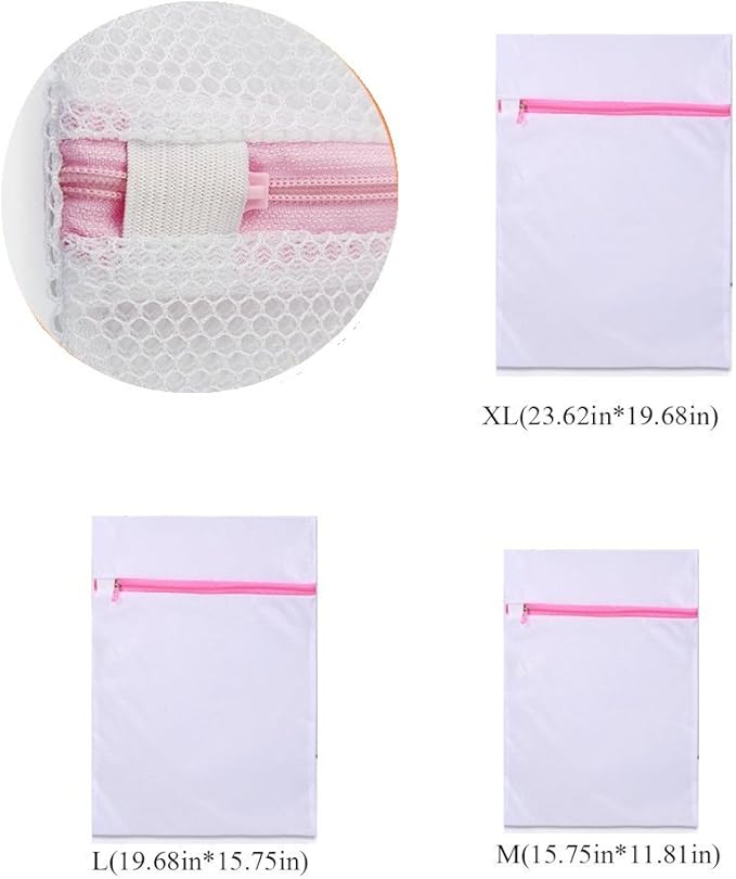 Mesh Laundry Bag, Kasiria 5 Pcs Washing Bags- - Image 9