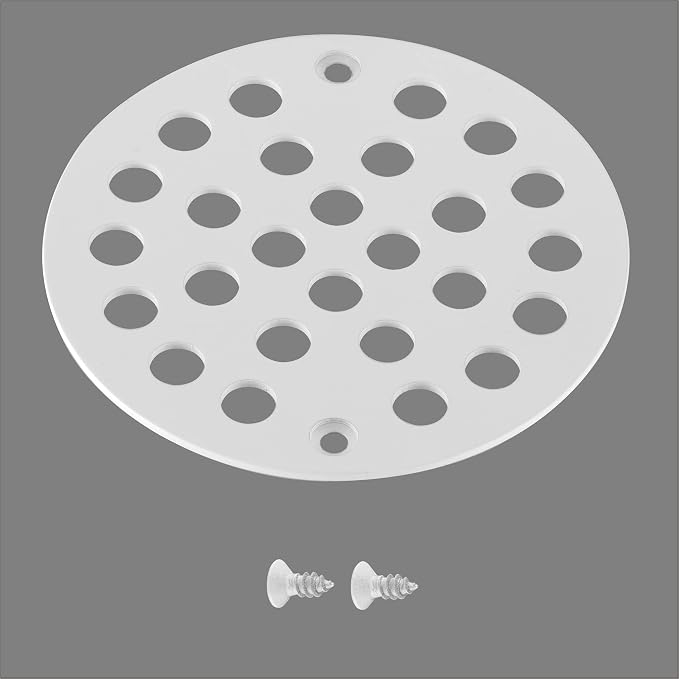 4-Inch Screw-in Shower Strainer Drain Cover Replacement Floor Strainer - Image 5